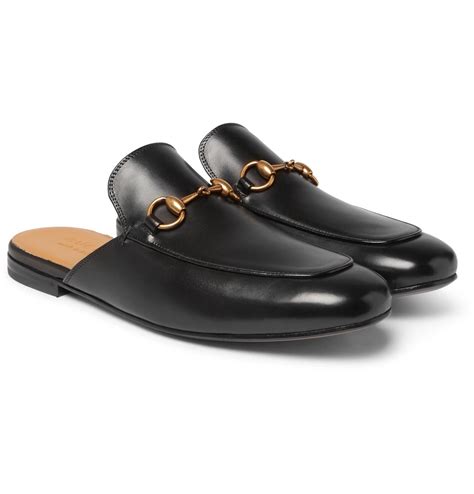 men gucci slip ons|gucci backless loafers men.